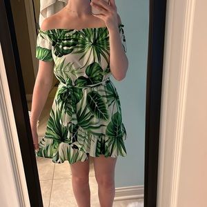 Amazon Palm Print Dress